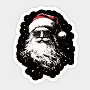 Cool Santa Sticker